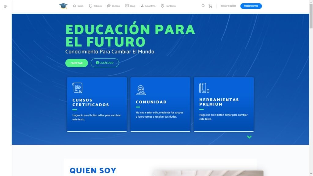 Página de Inicio
