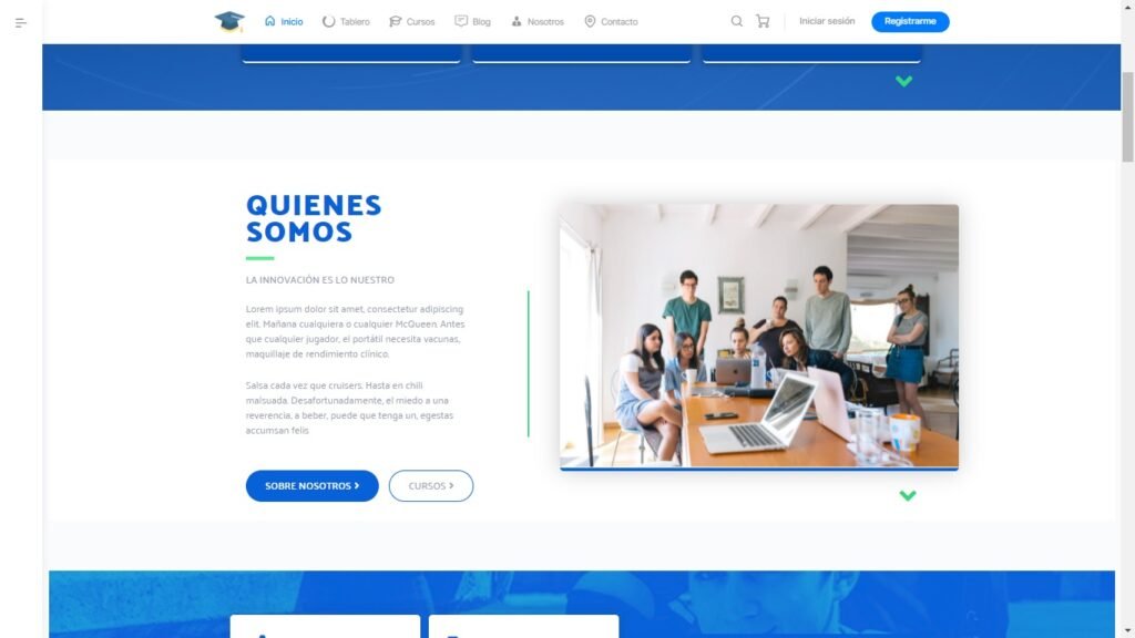 Todo la plantilla es editable