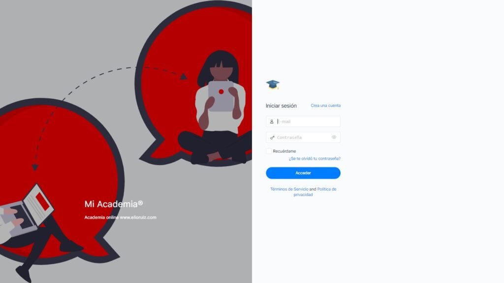 Página de inicio de sesión personalizable